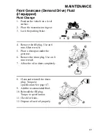 Preview for 71 page of Polaris 2009 Hawkeye 2X4 Owner'S Manual