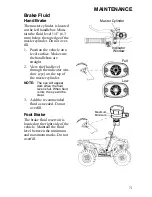 Preview for 73 page of Polaris 2009 Hawkeye 2X4 Owner'S Manual