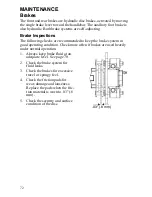 Preview for 74 page of Polaris 2009 Hawkeye 2X4 Owner'S Manual