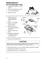 Preview for 80 page of Polaris 2009 Hawkeye 2X4 Owner'S Manual