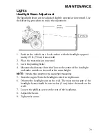 Preview for 81 page of Polaris 2009 Hawkeye 2X4 Owner'S Manual