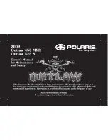 Предварительный просмотр 1 страницы Polaris 2009 Outlaw 450 MXR Owner'S Manual