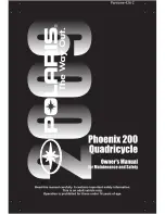 Polaris 2009 Phoenix 200 Quadricycle Owner'S Manual preview