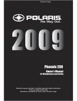 Polaris 2009 Phoenix 200 Owner'S Manual preview