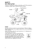 Предварительный просмотр 11 страницы Polaris 2009 Scrambler 500 4X4 Owner'S Manual