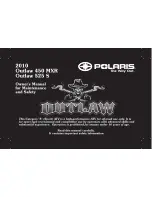 Предварительный просмотр 1 страницы Polaris 2010 OUTLAW 450 MXR Owner'S Manual