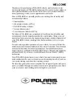 Предварительный просмотр 5 страницы Polaris 2011 600 IQ Shift Owner'S Manual