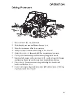 Предварительный просмотр 47 страницы Polaris 2011 RANGER 500 EFI 4X4 Owner'S Manual