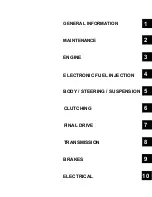 Предварительный просмотр 4 страницы Polaris 2011 RANGER RZR Service Manual