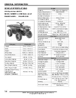 Предварительный просмотр 7 страницы Polaris 2012 Sportsman Forest 500 International Service Manual