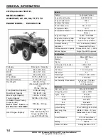 Предварительный просмотр 9 страницы Polaris 2012 Sportsman Forest 500 International Service Manual