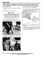 Предварительный просмотр 262 страницы Polaris 2012 Sportsman Forest 500 International Service Manual