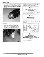 Предварительный просмотр 296 страницы Polaris 2012 Sportsman Forest 500 International Service Manual