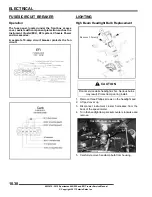 Предварительный просмотр 394 страницы Polaris 2012 Sportsman Forest 500 International Service Manual