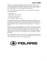 Предварительный просмотр 5 страницы Polaris 2013 600 PRO RMK Owner'S Manual