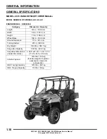 Preview for 10 page of Polaris 2013 RANGER 500 EFI CREW Midsize Specifications