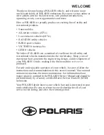 Предварительный просмотр 3 страницы Polaris 2015 AXYS 600 RUSH Owner'S Manual