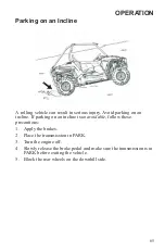 Предварительный просмотр 67 страницы Polaris 2015 RZR 900 XC Edition Owner'S Manual