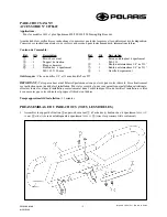 Polaris 2878669 Manual preview