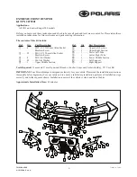 Предварительный просмотр 4 страницы Polaris 2879201 Instructions Manual