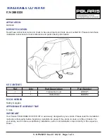 Polaris 2880325 Quick Manual preview