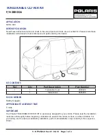 Preview for 1 page of Polaris 2880326 Assembly Instructions