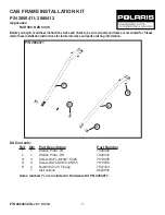 Preview for 1 page of Polaris 2880411 Quick Manual