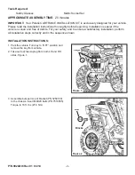 Preview for 3 page of Polaris 2880411 Quick Manual