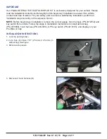 Предварительный просмотр 2 страницы Polaris 2880495 Installation Instructions Manual