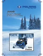 Polaris 600 Fusion Owner'S Manual предпросмотр