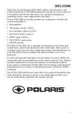 Предварительный просмотр 3 страницы Polaris 600 INDY VOYAGEUR Owner'S Manual