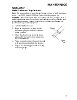 Предварительный просмотр 75 страницы Polaris 600 IQ Racer Owner'S Manual