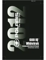 Polaris 600 IQ Widetrak Owner'S Manual preview