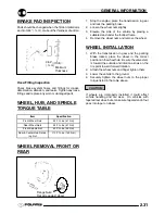 Предварительный просмотр 43 страницы Polaris 6X6 Manual