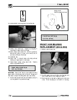 Предварительный просмотр 164 страницы Polaris 6X6 Manual