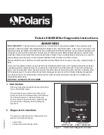 Предварительный просмотр 1 страницы Polaris 9300 Diagnostic Instructions