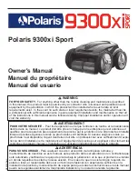Polaris 9300xi Sport Owner'S Manual preview