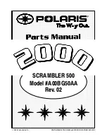 Polaris A00BG50AA Parts Manual preview