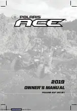 Polaris ACE 150 EFI 2019 Owner'S Manual preview