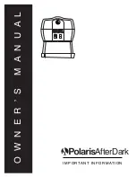 Preview for 1 page of Polaris AfterDark AD150 Owner'S Manual