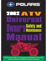 Polaris ATV 2002 Owner'S Manual предпросмотр