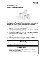 Предварительный просмотр 82 страницы Polaris ATV 2002 Owner'S Manual