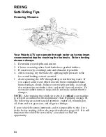 Предварительный просмотр 87 страницы Polaris ATV 2002 Owner'S Manual