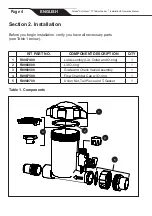 Preview for 4 page of Polaris AutoClear PAGTF45 Installation And Operation Manual