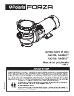 Preview for 25 page of Polaris FORZA PAG100 Owner'S Manual