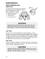 Preview for 84 page of Polaris Frontier Classic Owner'S Manual