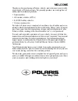 Preview for 4 page of Polaris FST IQ 2007 Owner'S Manual