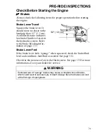 Preview for 82 page of Polaris FST IQ 2007 Owner'S Manual