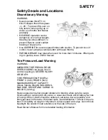 Preview for 10 page of Polaris Hawkeye 2X4 2007 Owner'S Manual