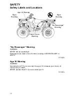 Предварительный просмотр 19 страницы Polaris Hawkeye 2X4 2010 Owner'S Manual